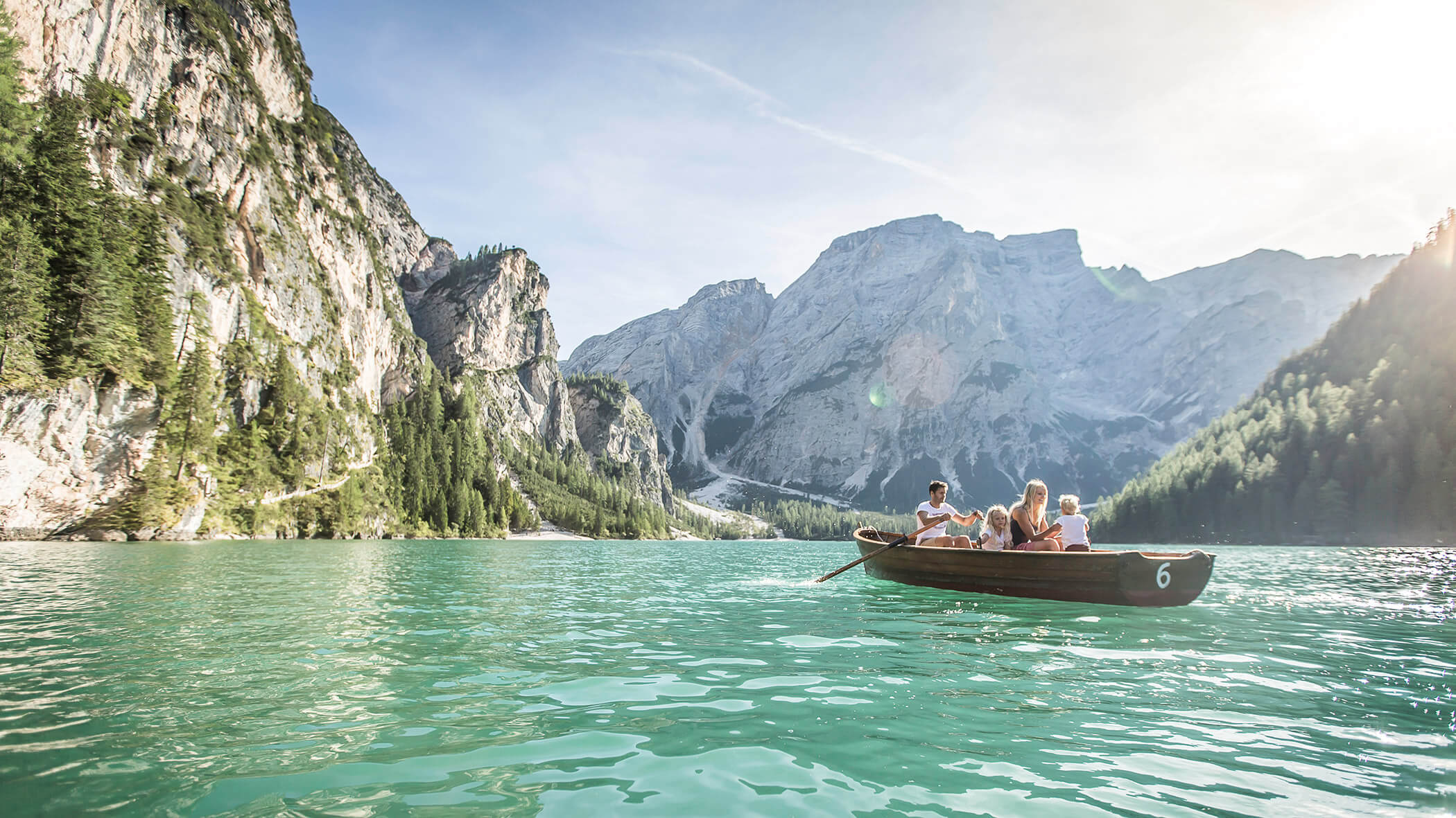Lago di Braies in estate