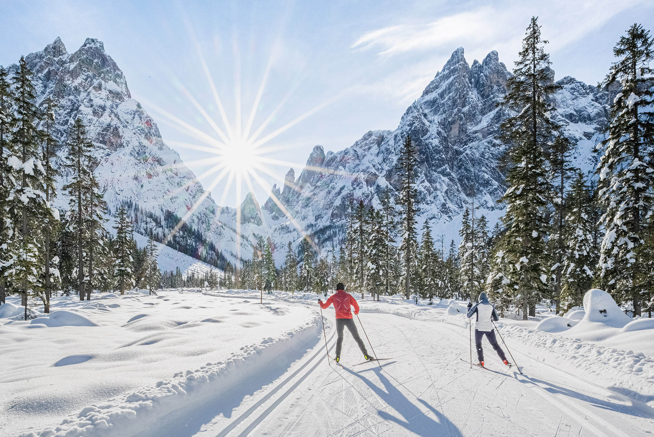 Langlaufen im Winter