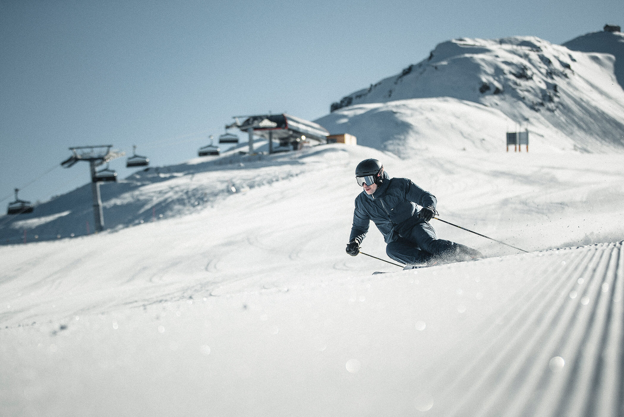 Skifahren im Skigebiet Drei Zinnen